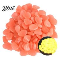 Glow-in-the-Dark Aquarium Pebbles Garden Stones B oranžinė