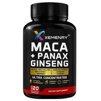 XEMENRY - Maca ir ženšenio koncentrato maisto papildas kapsulėse - Energija 120*1