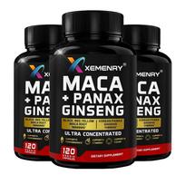 XEMENRY - Maca ir ženšenio koncentrato maisto papildas kapsulėse - Energija 120*3