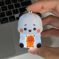 3 Voice Messages Bubu Dudu Voice Toys Cute Design Bag Decoration New Bubu Dudu Keychain Cry Yier