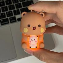3 Voice Messages Bubu Dudu Voice Toys Cute Design Bag Decoration New Bubu Dudu Keychain Happy Bubu