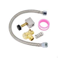 5 Pieces Air Pump Check Valve Kit Oil-Oil-Less Hose Quiet 35CM