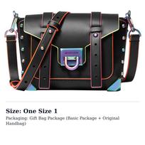 MICHAEL KORS Manhattan Studs Cow Leather Shoulder Bag Women's Black 30T9TNCM1L-001 One Size 1