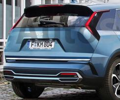 Kia NIRO II - CHROME trim for rear trunk lid