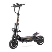 Sulankstomas elektrinis paspirtukas HALO KNIGHT T107Pro  Numatytasis greitis 25km/h Didžiausias nuotolis 40-80km Baterija 60V 38.4Ah juoda