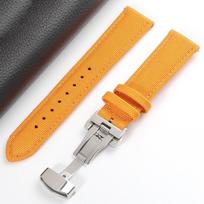 Greito atsegimo nailoninis burės audinio laikrodžio dirželis 18mm 19mm 20mm 21mm 22mm 24mm Drugelio sagties juosta Omega Seiko laikrodžiui 22mm oranžinė