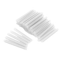 200Pcs Fiber Optic Fusion Splice Sleeves Bulk Splicer Heat Shrink Protectors Preshrunk PE EVA Tubes with Stainless