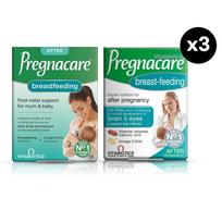 Pregnacare Vitabiotics Breast Feeding Nutritional Supplements 84 Tablets x 3 Packs Pregnacare 3 pcs