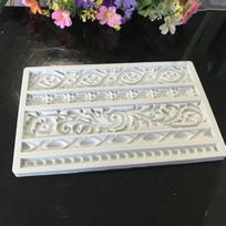 Diy Cake Flower Dayuansheng Lace Mold Fondant Chocolate Decorative Baking Tool Matches the image,1pcs white