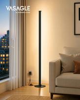VASAGLE Set of 2 LED Floor Lamps for Living Room, Dimmable, 12W 1200LM, 3000K juoda