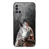 Samsung Galaxy A31 Case Telefono dangtelis, skirtas Samsung A31 A 31 SM-A315F GalaxyA31 Capa 6.4 ; juodas tpu dėklas liūtas vilkas tigras drakonas Samsung A31 black