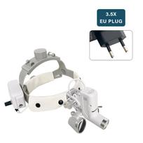 NICEDEN ENT Dental Headlight 5W LED Lamp For Dental Loupes Surgical Loupes Surgery Light Lamp For Dentist Medical Light Dentistry 3.5x gray