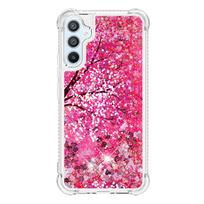 A54 A34 A14 5G dėklas Animacinis Blizgučiai Skystas Smėlis Dangtelis Samsung Galaxy A54 A34 A14 5G A24 A04S A 04 A04E Telefonui Dėklas Funda for Samsung A14 5G pink