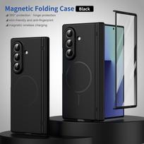 Samsung Z Fold serijos magnetinis belaidžio įkrovimo dėklas su pilna apsauga ir vyrio plėvele. Suderinama su Fold7/6/5/4/3. Samsung Z Fold6 gray