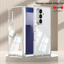 Samsung Z Fold7 Magnetic Airbag Case with Minimalist Style - Transparent, Full Hinge Coverage, for Men and Women Samsung W26 gryna