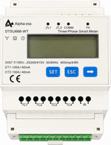 AlphaESS DTSU666 3CT 400V with CT 100A with PLUG Guide rail, 4P, English Corum 93000010 | 2000001425039