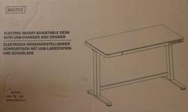 SALE OUT. Electric Height Adjustable Desk | Height adjustment 72 - 121 cm | Maximum load weight 50 kg | Metal | White | 24 month(s) | DAMAGED PACKAGING, DEMO DA-90406SO | 2000001431726