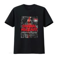 Cannibal Holocaust Siaubo Filmo Įkvėpti Moterys ant Kalo Marškinėliai TE3894 vintage Išplauti Universalūs gatvės stiliaus dizainerio drabužiai 4XL black
