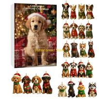 W89C Blind Boxes For Dog Enthusiasts With Christmas Tree Decorations And Collectibles beige