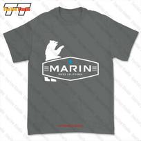 Marin Bikes California Kalnų Pilnos Pakabos Takų Marškinėliai Tee UNPS L gray