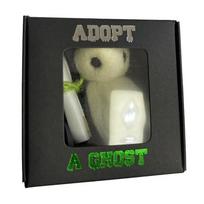 Adopt A Ghost Cute Halloween Pocket Ghost Plush Toy Felt Little Ghost Gift Box For Family Children Gift Decorations K9B7 gray