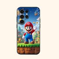 super m-mario telefono dėklas Samsung Galaxy S24 S25 S23 S22 S21, atsparus smūgiams dangtelis Samsung S20fe