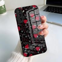 Green Day Roko Grupės Telefono Dėklas Samsung A56 A36 A26 A16 A15 A25 A35 A55 A14 A34 A24 A54 Stiklinis Dėklas Samsung A13 5G gray