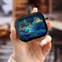 Case For Airpods 2 1 Pro2 Pro 3 Pro3 4 Earphone Cases Cover Liujin Mountain Sea Airpods Pro blue