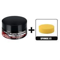 Car Plastic Restorer Restores Black Shine, Car Cleaning Products, Plastic and Leather Repair, Car Polishing and Coating Refurbishment Agent black