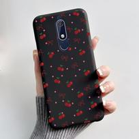 Mielas dėklas Nokia 5.1/Nokia 5.1 Plus/Nokia X5/Nokia 5 Funda Spausdintas korpusas Apsauginis dangtelis Minkštas silikonas Animacinis juodas korpusas Nokia 5.1 Plus (Nokia X5)