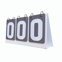 Score Counter Score Keeper Multipurpose Tabletop 3 digits Flip Number Score Board Table Score Flipper for Basketball Baseball pilka