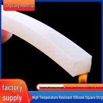 High-Temperature Resistant Silicone Sealing Strips - Milky White Solid, Square, Round, Special Shapes Round Strip Φ2.5mm (500m) white