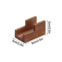 1/2/3/4/5 Slots Wooden Sushi Rack U-Shape Japanese Style Sushi Serving Tray Multi Purpose Innovative Sushi Maker Holder Home 1 Grid brown