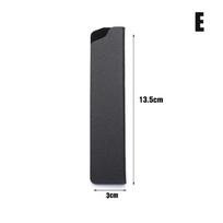 BBQ4 Kitchen Knife Sheath Chef Knife Case Sashimi Cleaver Slicing Filleting Paring Utility Cover Length 13.5 16.5 19.5 22 26cm gray