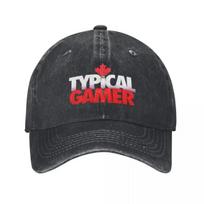 Typical Gamer Baseball Cap F Hip Hop Sunscreen Snapback Cap Unisex Womens gray