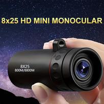 Cross-Border 8X25 HD Monocular Telescope with Night Vision & Mobile Photography, Dual-User, Portable for Outdoor Adventures 8X25 Monocular Telescope