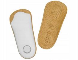 Ag746 Women's Support Insoles Leather Ecco 35 white