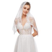 Bridal Veil Women's Simple Tulle Short Bachelorette Party Hen Party Hen Do Wedding Veil Church Veil 1