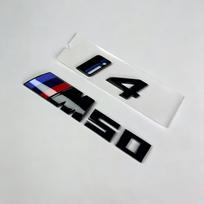 Galinė emblema raidės lipdukas BMW iX3 i4 i7 M50 M60 M70L Automobilio galinės bagažinės logotipas lipdukas Automobilio išorės stiliaus aksesuarai X3 I yp2