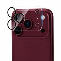 Silkscreen Integrated Tempered Glass Rear Camera Lens Film For iPhone 18 Pro Anti‑Scratch Lens Protector Cover For iPhone 18 Pro Max black