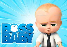 Boss Baby animacinis fonas Gražus kūdikio gimtadienio vakarėlio dekoras Kūdikio krikšto reikmenys Nuotraukos fonas Vakarėlio sienos vėliava 47.2x31.5inch/120*80cm white