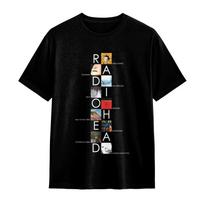 Radiohead Album Discography Vintage Fan Tee 90s Alt Rock Streetwear Unisex T-Shirt S black