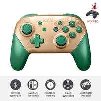 Belaidis valdiklis Nintendo Switch konsolei, žaidimų pultelis su judesio valdymu, Turbo funkcija, Zelda Splatoon 2 Xenoblade tema, Pro valdiklis 10
