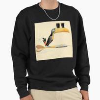 Unisex Cotton Sweater Pullover Hoodie Printed Sweater Guinness Darts Toucan Pullover Sweatshirt Casual Long Sleeve Sweatshirt M (50-60kg) juoda