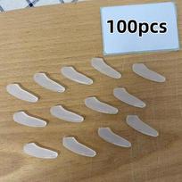100Pcs Knife Tip Protectors Clear BPA Free Plastic Cutter Sleeves Anti-puncture for Home Kitchen Chef Knife Storage A1 gray