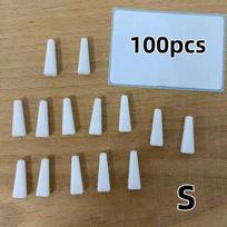 100Pcs Knife Tip Protectors Clear BPA Free Plastic Cutter Sleeves Anti-puncture for Home Kitchen Chef Knife Storage A6