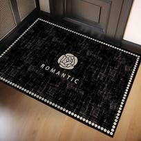 Prancūziškas Retro neslystantis vonios kilimėlis: Sugeriantis vandenį, greitai džiūstantis, atsparus dėvėjimuisi, pjaustomas odinis grindų kilimėlis 40*60cm