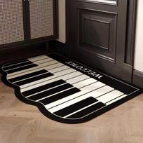 Prancūziškas Retro neslystantis vonios kilimėlis: Sugeriantis vandenį, greitai džiūstantis, atsparus dėvėjimuisi, pjaustomas odinis grindų kilimėlis 40*60cm