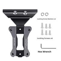 Dual Bottle Cage Saddle Mount Extension Holder, Double Water Bottle Bracket for MTB & Road Bike
