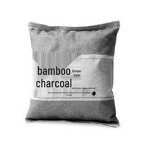 Aktyvuotos bambuko anglies maišelis: Atsparus drėgmei, pelėsiui, deodorizuojantis, oro valymo priemonė naujiems namams ir bendrabučiams Gray 500g, 4 packs